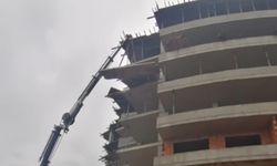 Trabzon'da inşaattan düşen işçi öldü