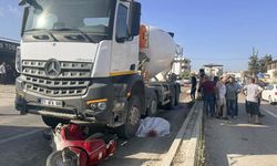 Hatay'da Beton mikseri ile çarpışan motosikletteki 2 kişi öldü