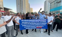 İstanbul Büyükçekmece'de site sakinlerinden yönetime ''ek bütçe'' protestosu