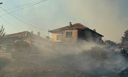 Ulubey ilçesinde çıkan orman yangınına havadan ve karadan müdahale edilidi