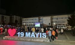 Samsun 19 Mayıs İlçesinde Coşkulu Maç İzleme Etkinliği