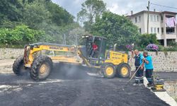 Trabzon'da kelebek hastası Ayşenur için 120 metrelik beton yol asfaltlandı