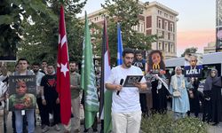 İSTANBUL - Almanya'nın İsrail'e silah desteği protesto edildi