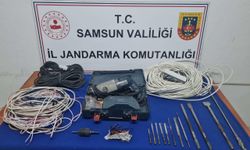 Samsun'da sit alanında kaçak kazı yapan 2 kişi suçüstü yakalandı