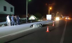 KONYA - Motosiklet ile kamyonet çarpıştı 1 kişi öldü