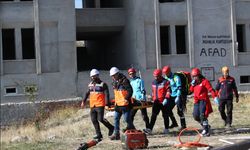 Çorum'da Türkiye Afet Müdahale Planı kapsamında tatbikat yapıldı