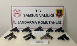 Samsun'da kaçak silah ticareti yaptıkları iddiasıyla 7 kişi yakalandı