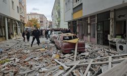 Çorum'da bir binada patlama meydana geldi