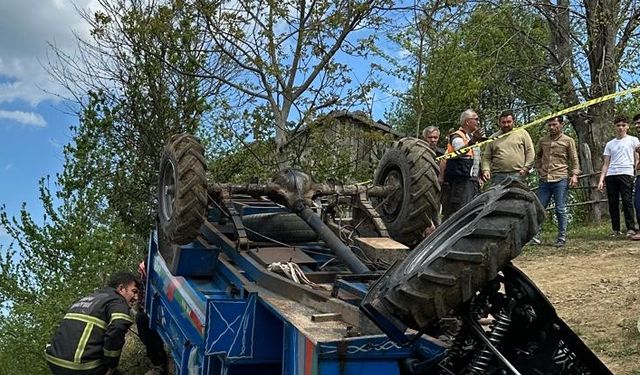 Ordu'da tarım aracının devrildiği kazada 1 kişi yaşamını yitirdi
