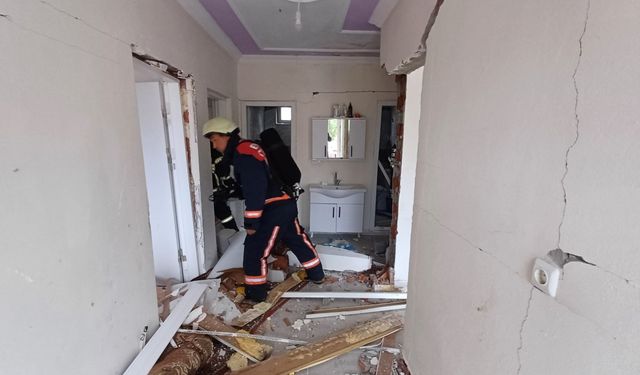 Erbaa'da Evde Meydana Gelen Tüp Patlamasında 1 Kişi Yaralandı