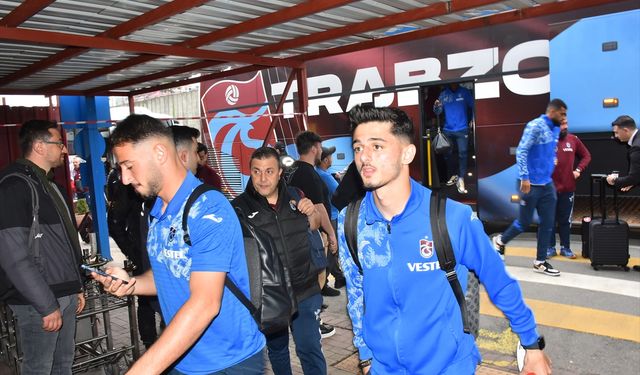 Trabzonspor, Ziraat Türkiye Kupası Yarı Final Rövanşı İçin İstanbul'a Gitti