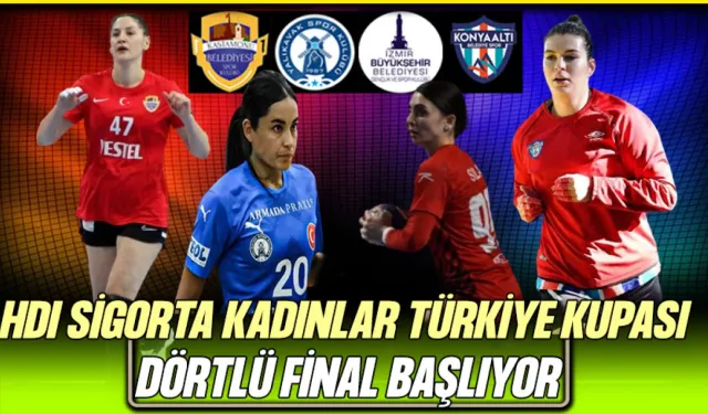 Hentbolda HDI Sigorta Kadınlar Türkiye Kupası Dörtlü Final'de büyük bir mücadele yaşandı.