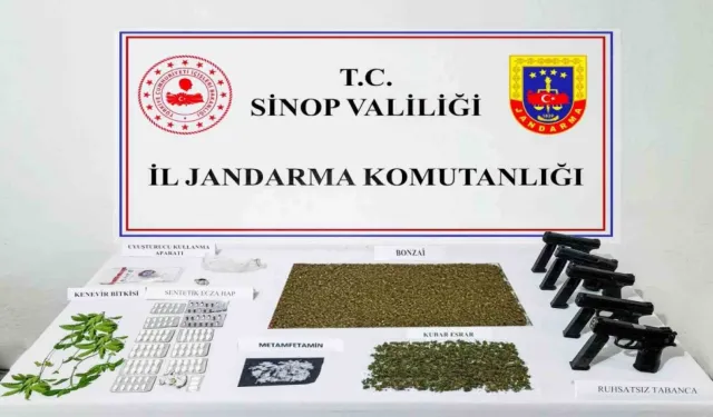 Sinop merkezli uyuşturucu operasyonu kapsamında 7 ilde gerçekleştirilen çalışmada, 19 kişi gözaltına alındı