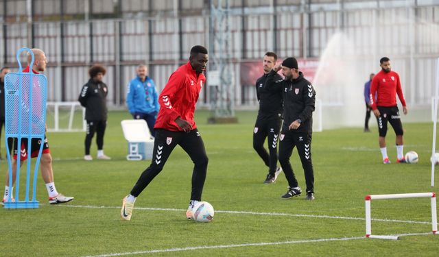 Samsunspor, Galatasaray maçının hazırlıklarını sürdürdü