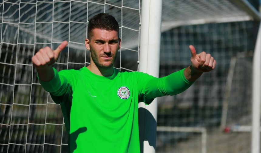 Çaykur Rizespor kalecisi Grbic,  Sivasspor maçı öncesi değerlendirmede bulundu